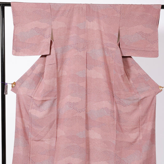 Used kimono (Komon) M-size 100% silk / 1096