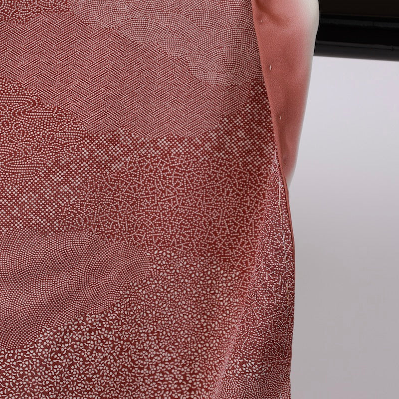 Used kimono (Komon) M-size 100% silk / 1096