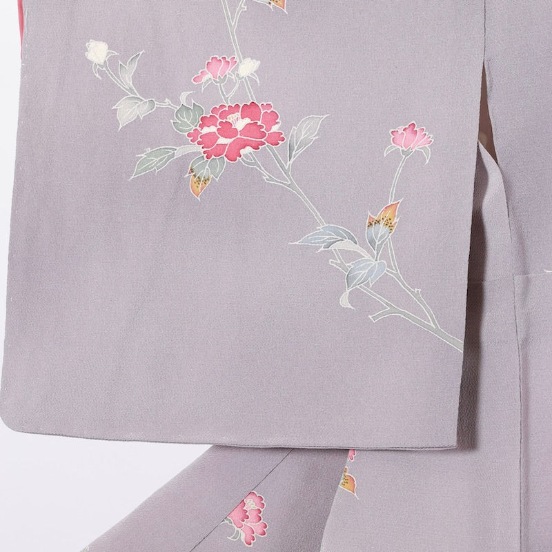 Used kimono (Houmongi) M-size 100% silk / 1099