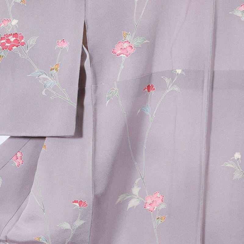 Used kimono (Houmongi) M-size 100% silk / 1099