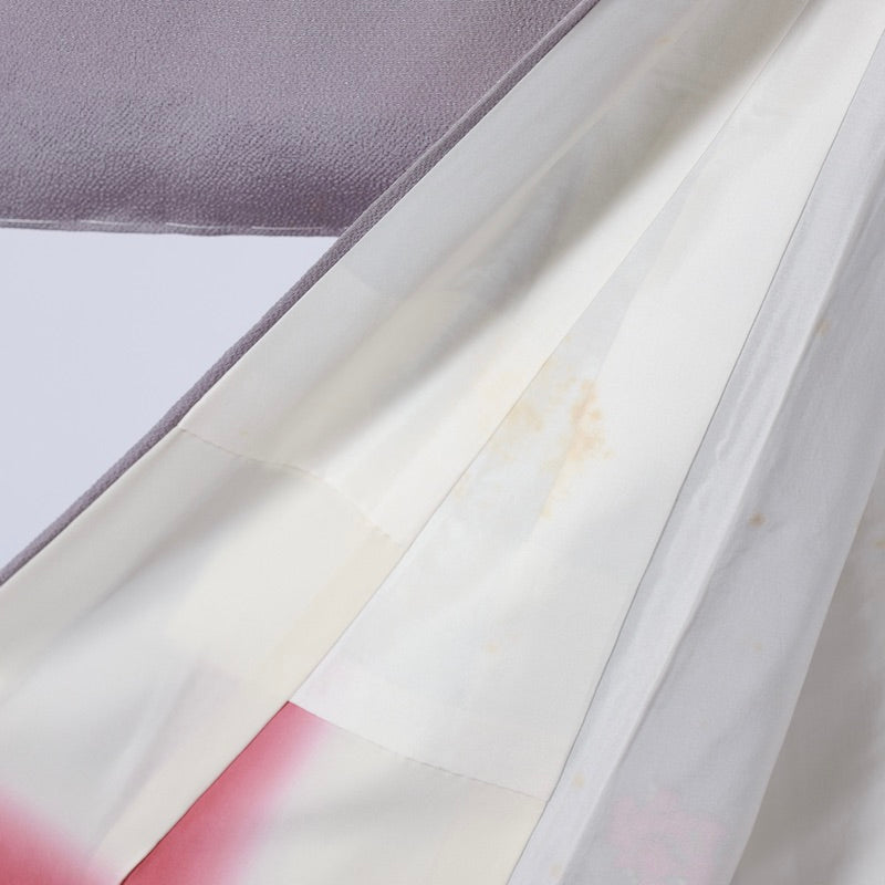 Used kimono (Houmongi) M-size 100% silk / 1099