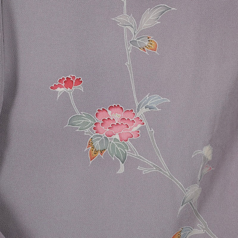 Used kimono (Houmongi) M-size 100% silk / 1099