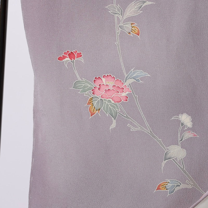 Used kimono (Houmongi) M-size 100% silk / 1099