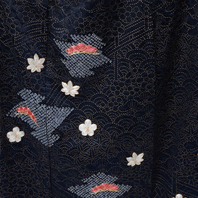 Used kimono (Tsukesage) M-size 100% silk / 1105