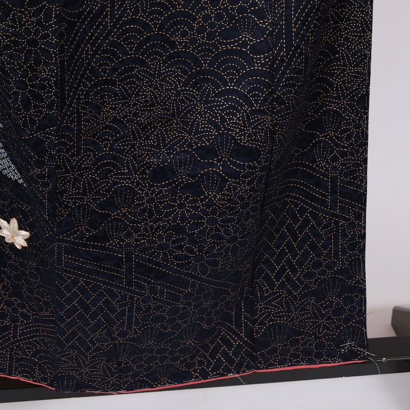 Used kimono (Tsukesage) M-size 100% silk / 1105