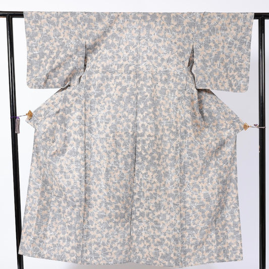 Used kimono (Komon) S-size cotton / 1107