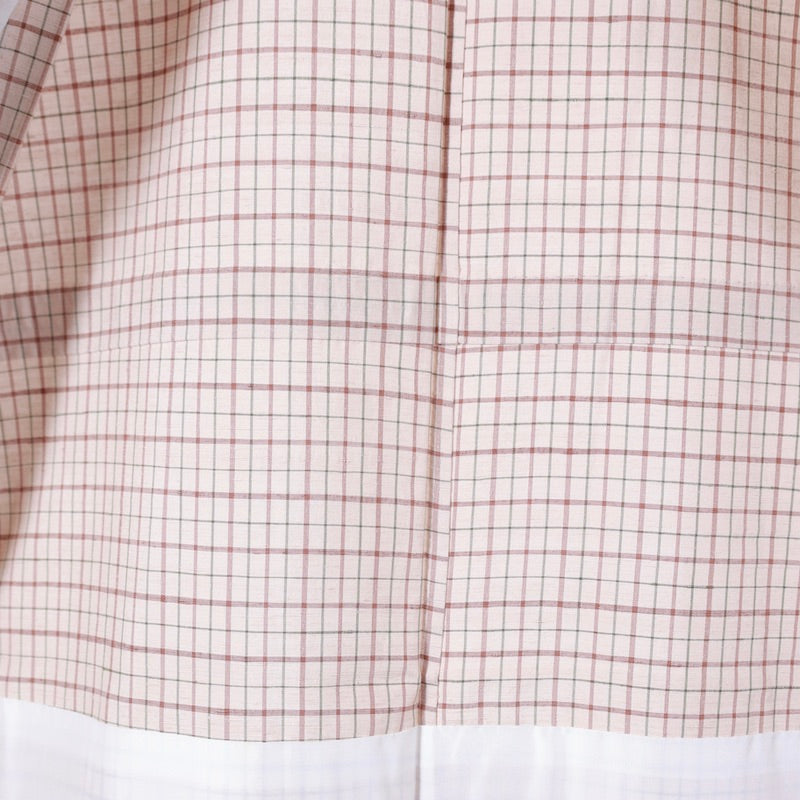 Used kimono (Tsumugi) L-size 100% silk / 1109