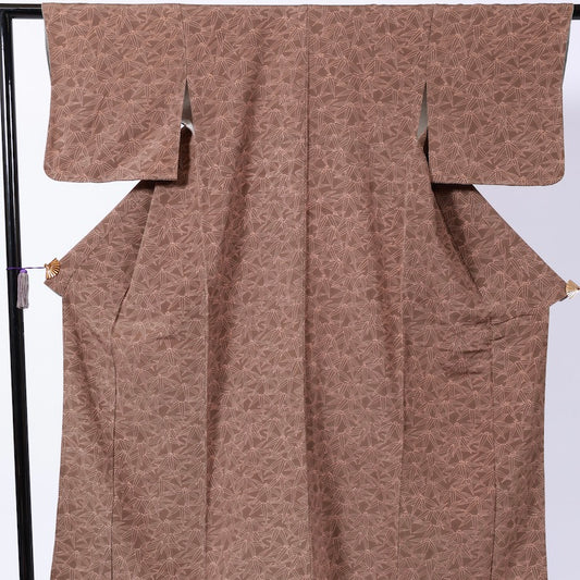 Used kimono (Komon) M-size 100% silk / 1115