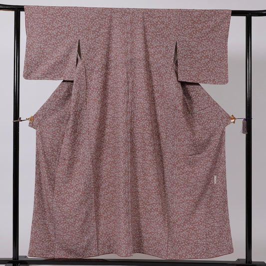 Used kimono (Komon) M-size 100% silk / 1119