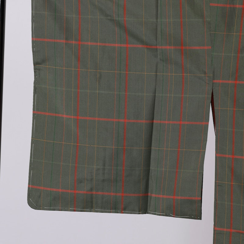 Used kimono Coat (Michiyuki coat) L-size 100% silk / 1126
