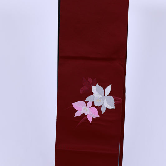 Japanese kimono sash belt (Nagoya-obi) polyester / 708