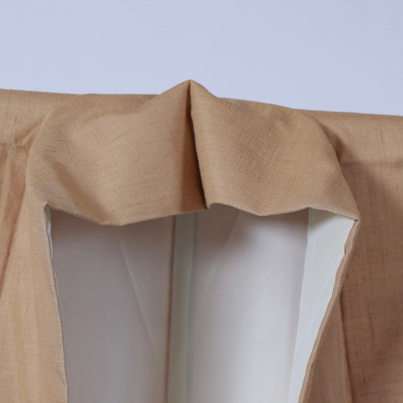 Used kimono (Tsumugi) L-size 100% silk / 1124