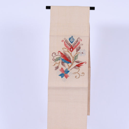 Japanese kimono sash belt (Nagoya-obi) 100% silk / 713