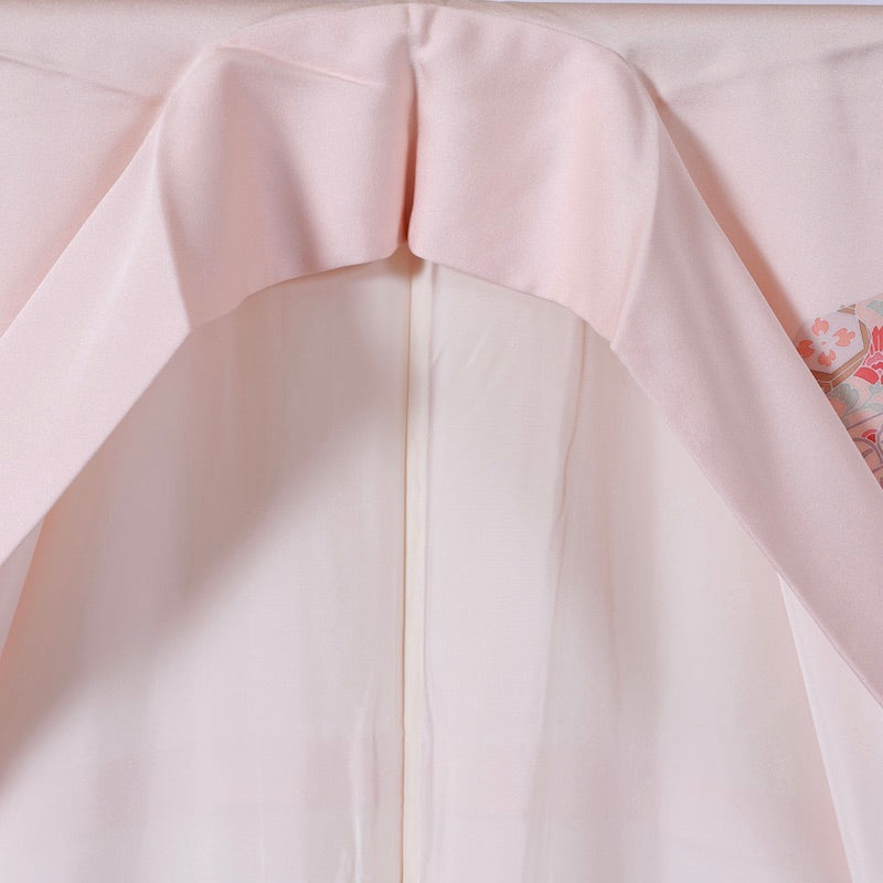 Used kimono (Tsukesage) L-size 100% silk /1128