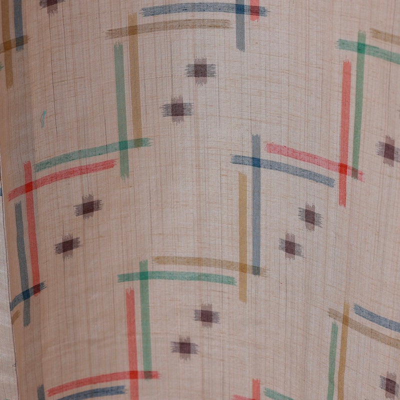 Used kimono (Tsumugi) M-size 100% silk /1129