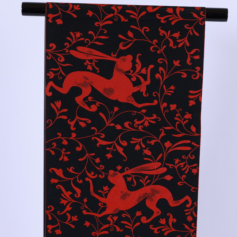 Japanese kimono sash belt (Nagoya-obi) 100% silk / 718