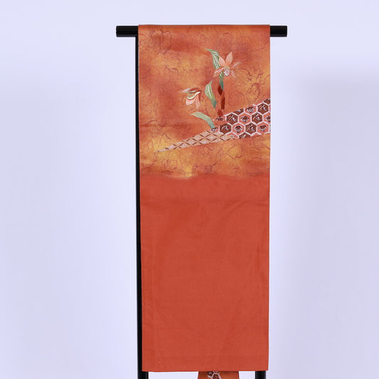 Japanese kimono sash belt (Nagoya-obi) polyester / 720