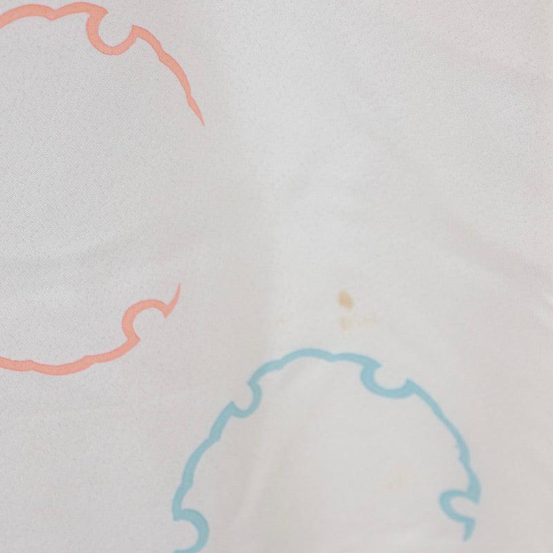 Used kimono (Houmongi) M-size 100% silk /1147