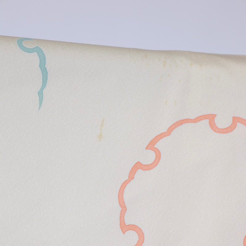 Used kimono (Houmongi) M-size 100% silk /1147