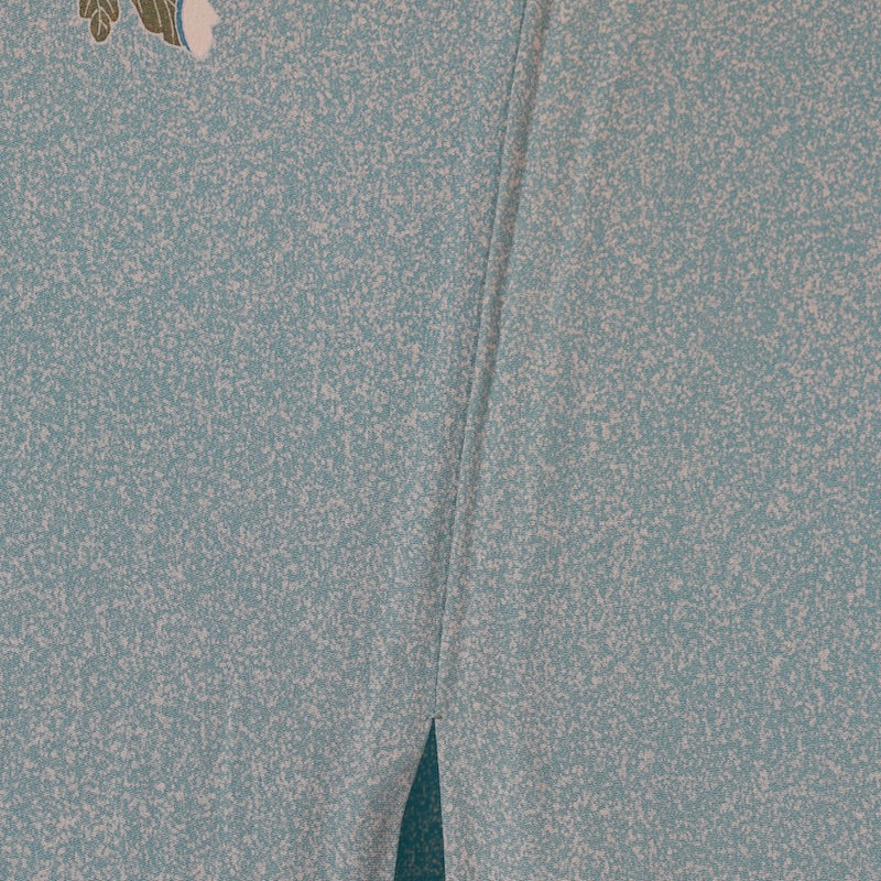 Used kimono (Houmongi) M-size 100% silk /1149