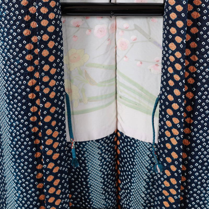 Used kimono jacket (Haori) M-size 100% silk /1138