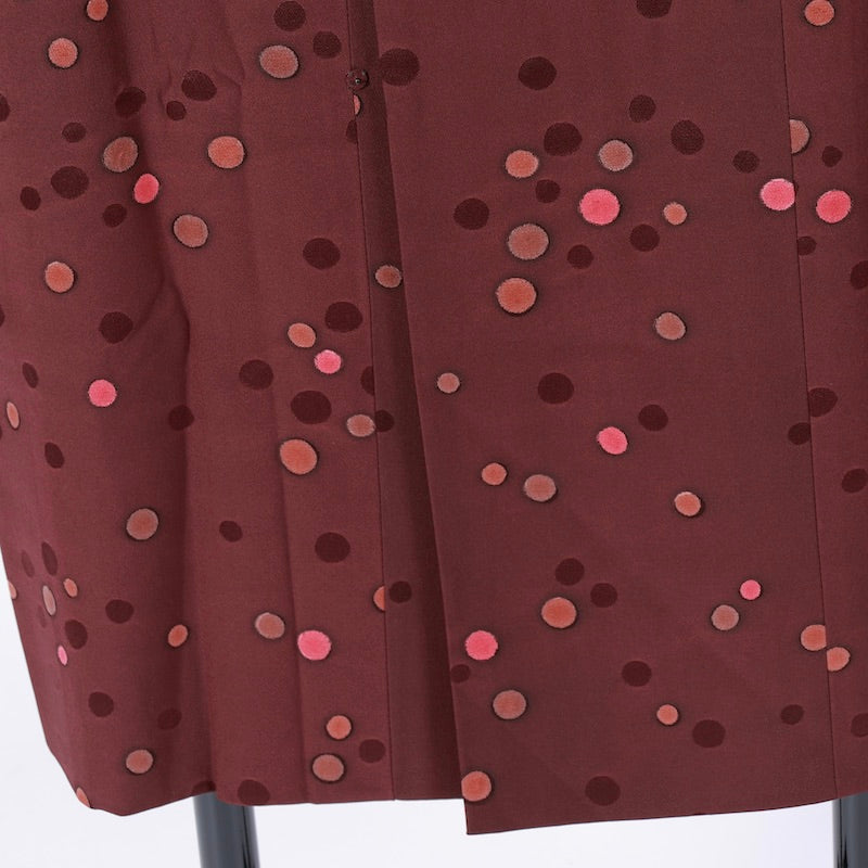 Used kimono coat (Michiyuki coat) M-size 100% silk / 1156