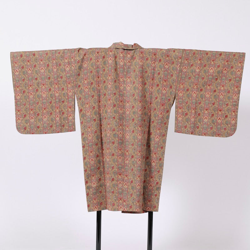 Used kimono Jacket (dotyugi) M-size 100% silk / 1159