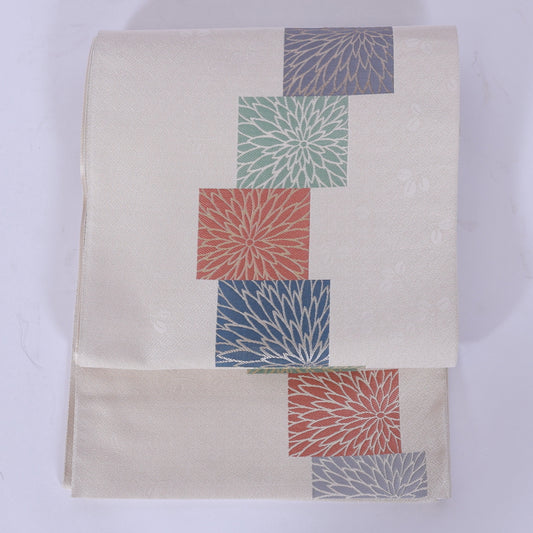 Japanese kimono sash belt (Hukuro-obi) 100% silk /761