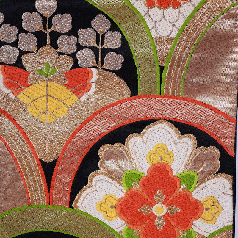 Japanese kimono sash belt (Hukuro-obi) 100% silk /758