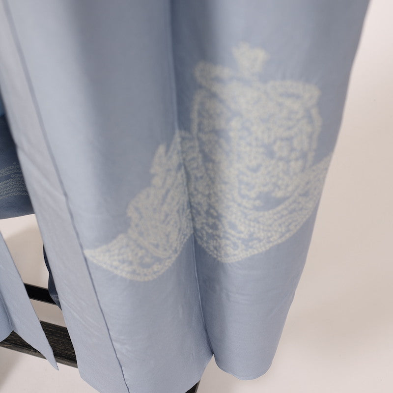 Used Wear under the kimono undershirt(Nagazyuban) M-size 100%silk / 1179