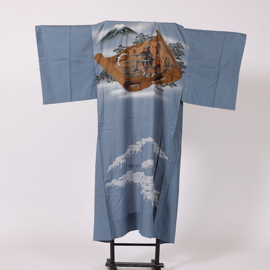 Used Wear under the kimono undershirt(Nagazyuban) men’s M-size polyester /1152