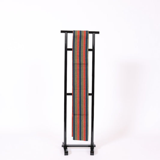 Used kimono sash belt (Hanhaba-obi) wool / 1184