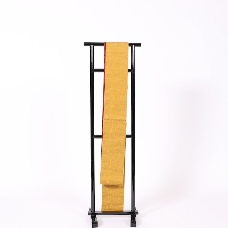 Used kimono sash belt (Hanhaba-obi) polyester / 1185