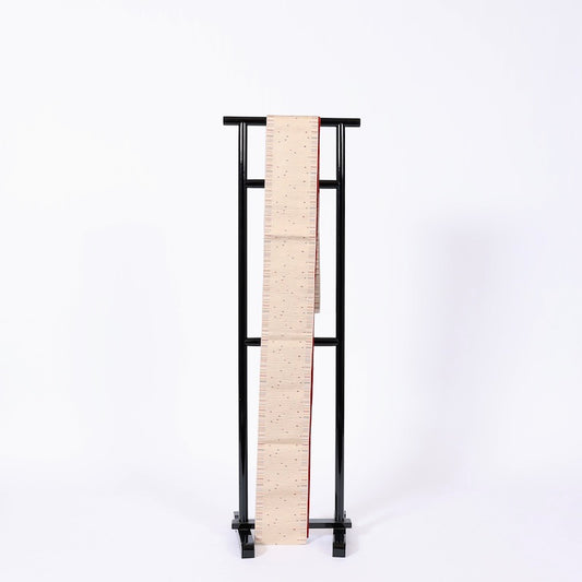 Used kimono sash belt (Hanhaba-obi) polyester / 1186