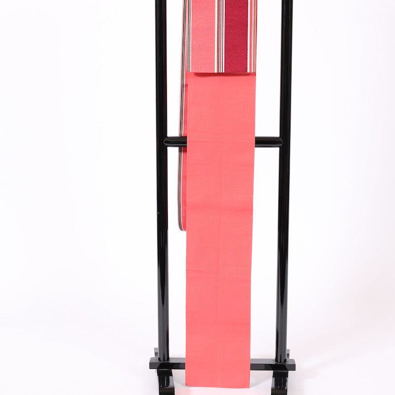 Used kimono sash belt (Hanhaba-obi) 100% silk / 1191