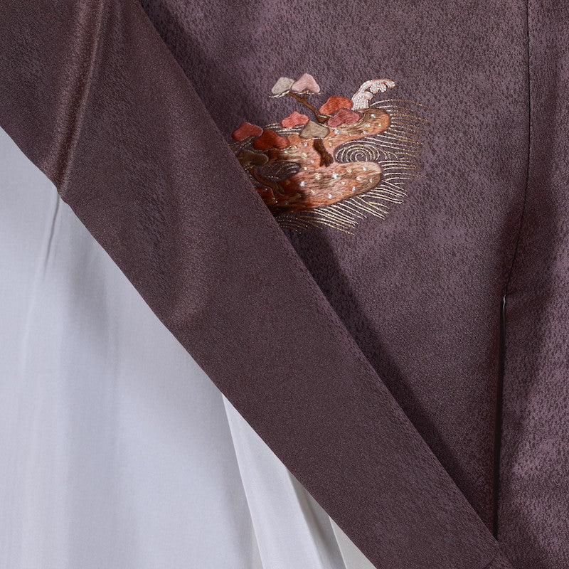 Japanese kimono (Tsukesage) M-size 100% silk / 765