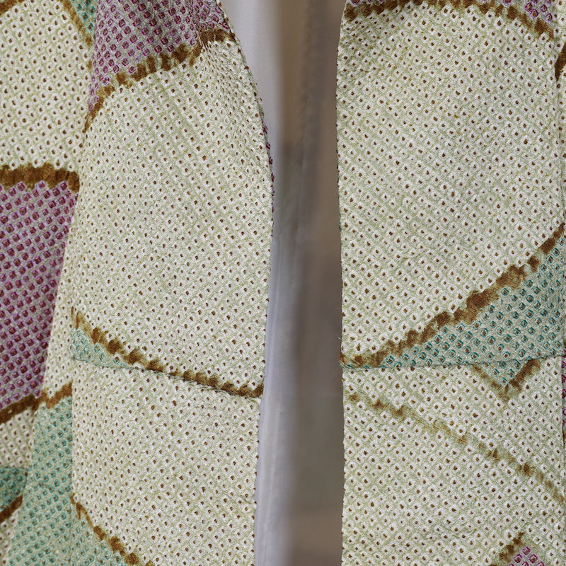 Japanese kimono (Komon) M-size 100% silk New / 763