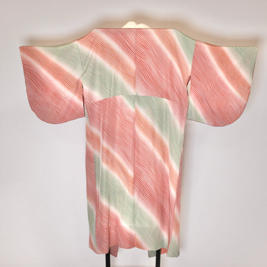 Wear under the kimono undershirt(Nagazyuban) M-size 100%silk / 777