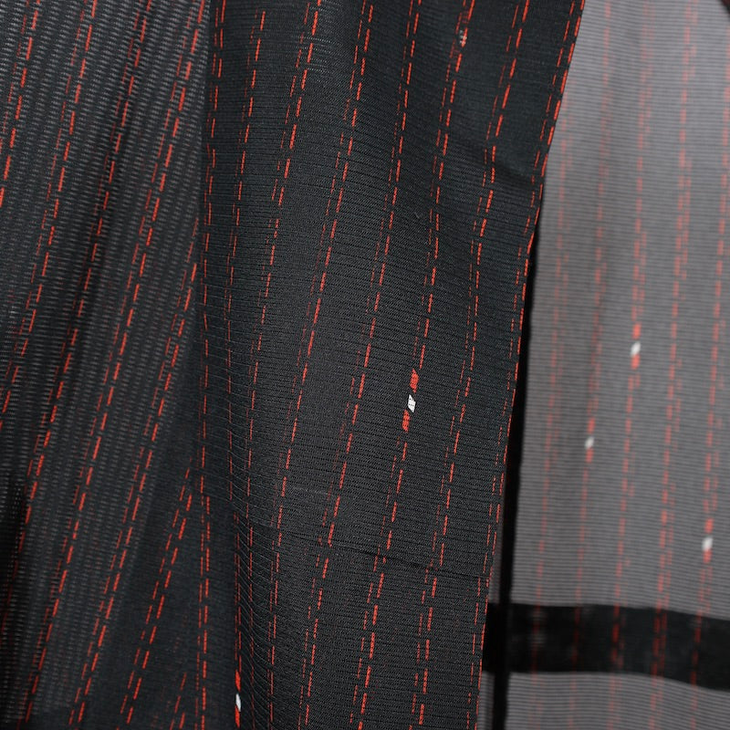 Used summer kimono (Komon) -size washable polyester / 1228