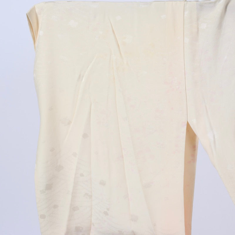 Used Wear under the kimono undershirt(Nagazyuban) M-size 100%silk /1238