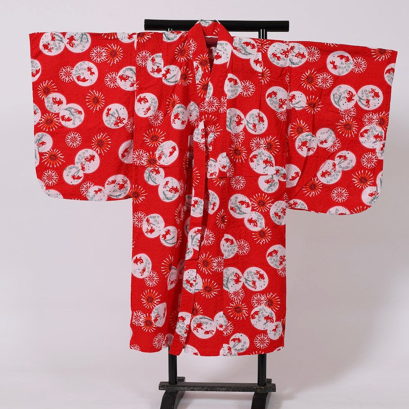 Used Children's Yukata cotton / 1242