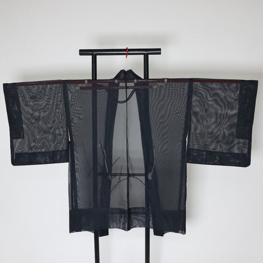 Japanese kimono Jacket (Haori) M-size polyester summer / 816