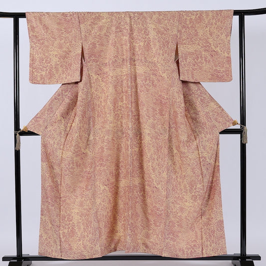 Japanese kimono (Komon) M-size 100%silk / 90