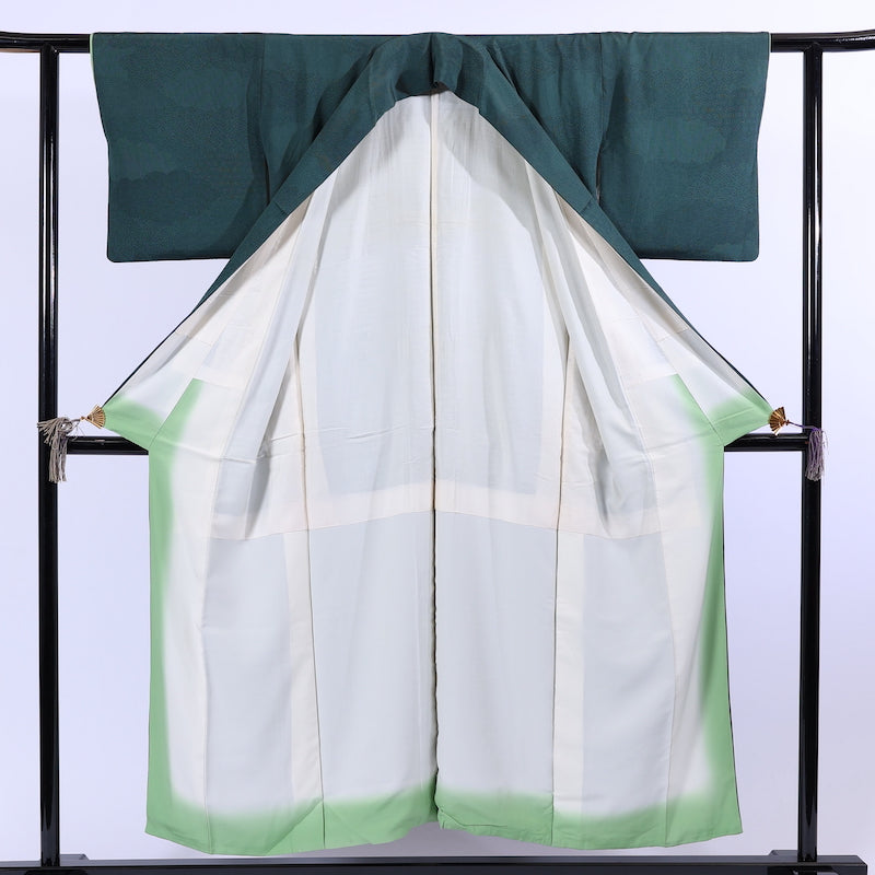 Japanese kimono (Komon) M-size 100% silk / 766