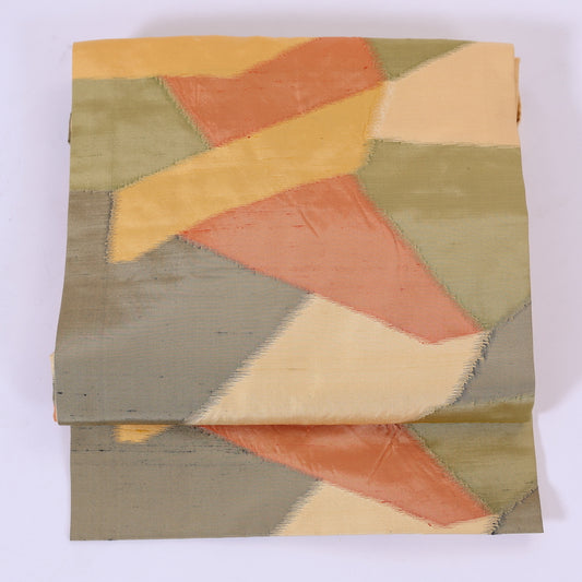 Japanese kimono sash belt (Nagoya-obi) 100% silk / 862