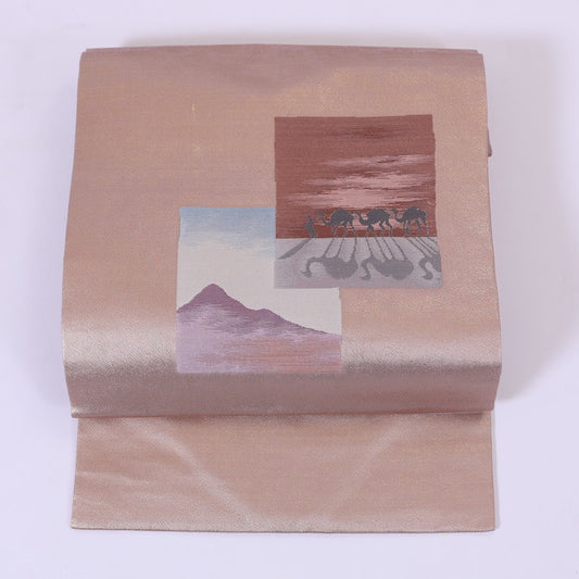 Japanese kimono sash belt (Nagoya-obi) 100% silk / 867