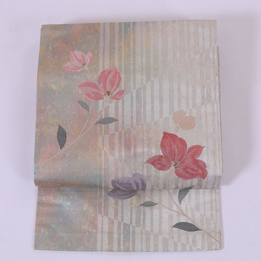 Japanese kimono sash belt (Nagoya-obi) 100% silk / 868