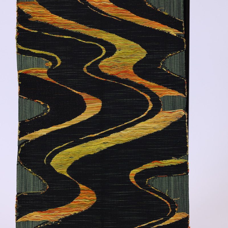 Japanese kimono sash belt (Nagoya-obi) 100% silk / 871