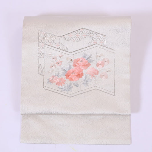 Japanese kimono sash belt (Nagoya-obi) 100% silk / 872