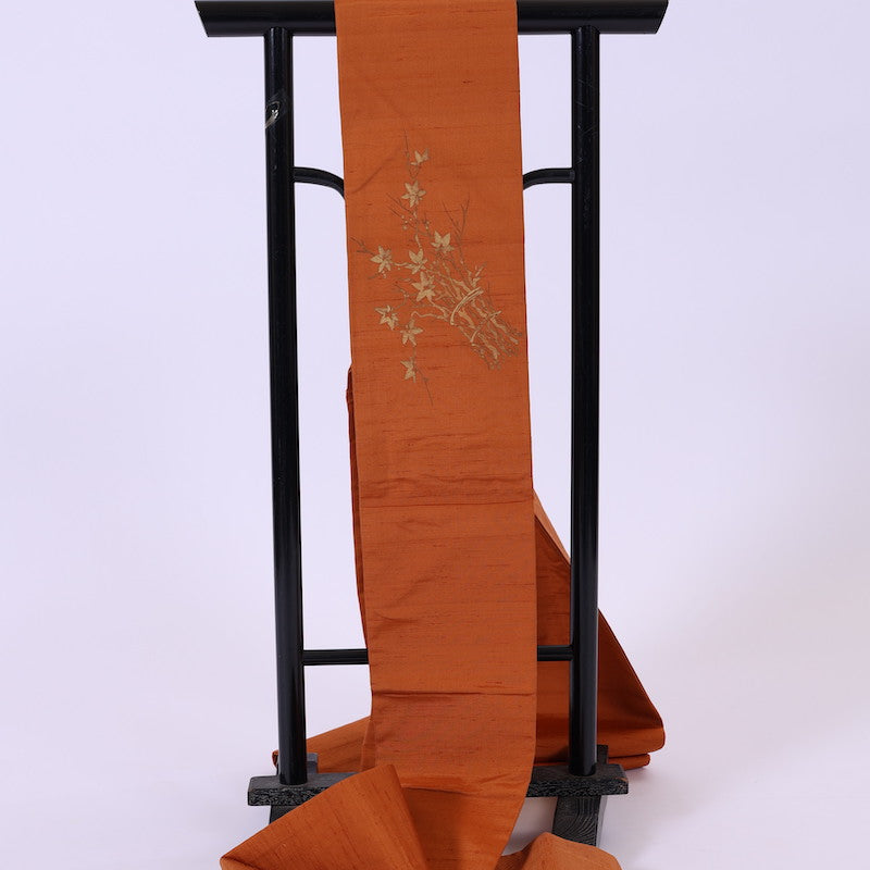 Japanese kimono sash belt (Nagoya-obi) 100% silk / 873